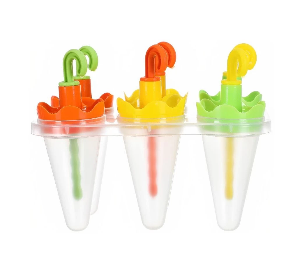 طقم قوالب ايس كريم، 6 قطع - متعدد الالوان